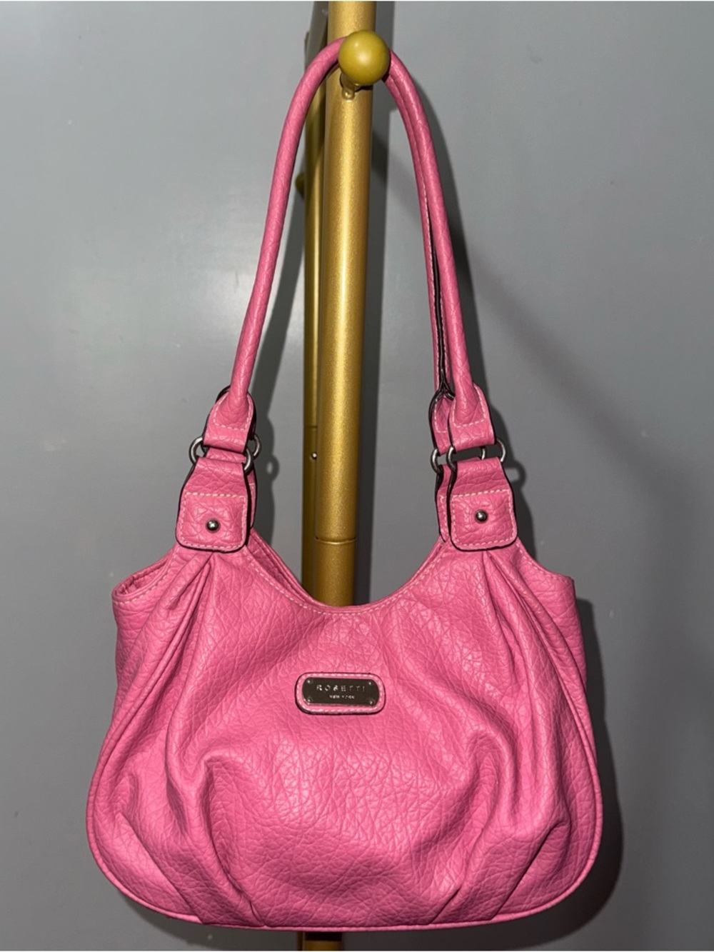 Rosetti Pink Shoulder Hobo Bag